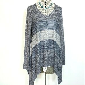 Anthropologie Asymmetrical Long Sleeve Sweater